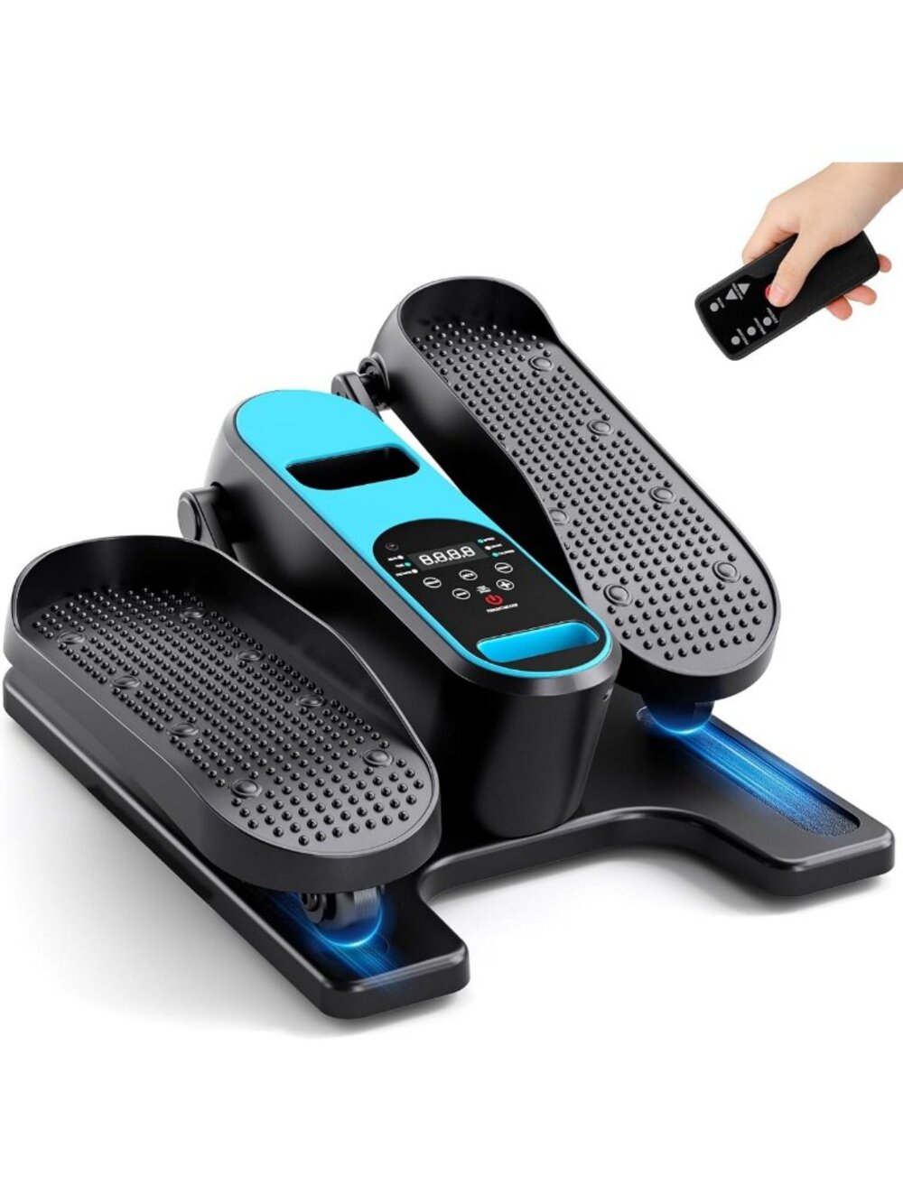 Compact Under Desk Elliptical Trainer - Leg Exerciser for Seniors & Office Use